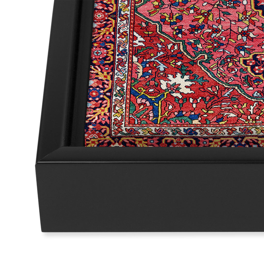 Bakhtiari West Central Persian Antique Rug Print Framed Canvas Print Gallery Image 3