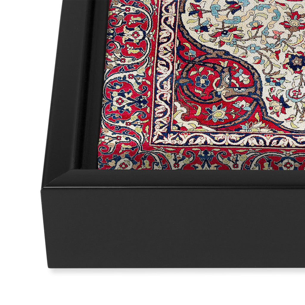 Bakhtiari West Central Persian Rug Print Framed Canvas Print Gallery Image 3