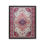 Bakhtiari West Central Persian Rug Print Framed Canvas Print Gallery Image 6