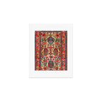 Bakhtiari West Persian Carpet Print Art Print Gallery Image 1