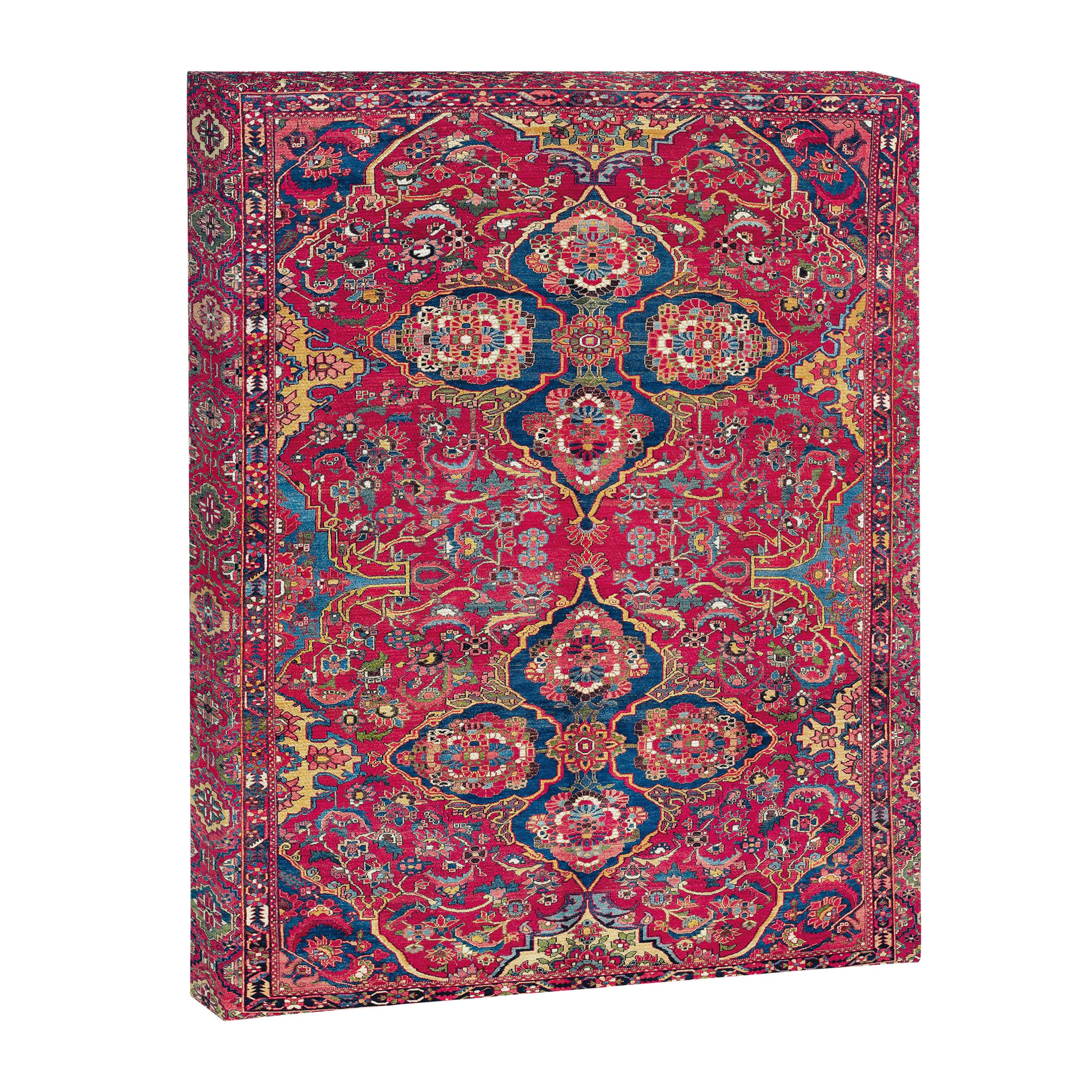 Bakhtiari West Persian Rug Print Canvas Print Gallery Image 3