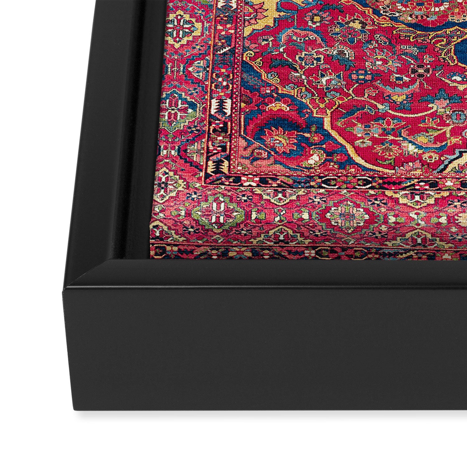 Bakhtiari West Persian Rug Print Framed Canvas Print Gallery Image 3