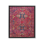 Bakhtiari West Persian Rug Print Framed Canvas Print Gallery Image 3