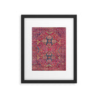 Bakhtiari West Persian Rug Print Framed Art Print Gallery Image 4