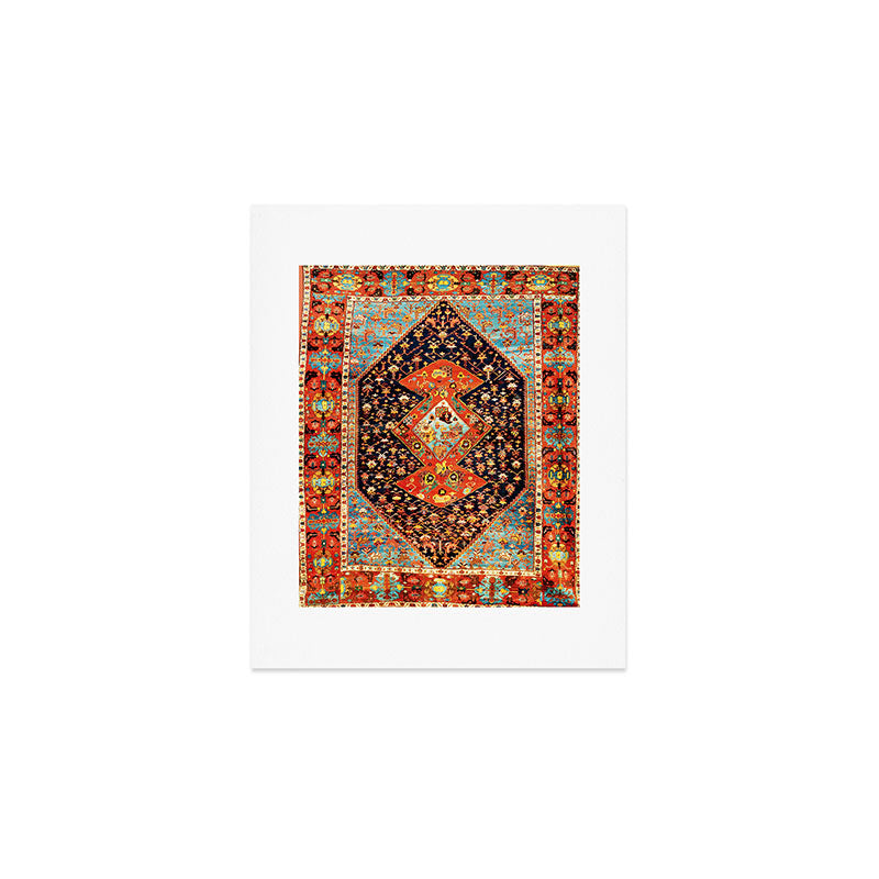Bakshaish Antique Persian Carpet Print Art Print Gallery Image 1