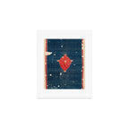 Balikesir  Antique Turkish Kilim Rug Print Art Print Gallery Image 1