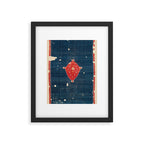 Balikesir  Antique Turkish Kilim Rug Print Framed Art Print Gallery Image 4