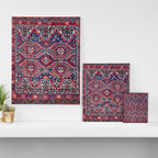 Baluch Khorasan Northeast Persian Bag Face Print Canvas Print Gallery Image 3