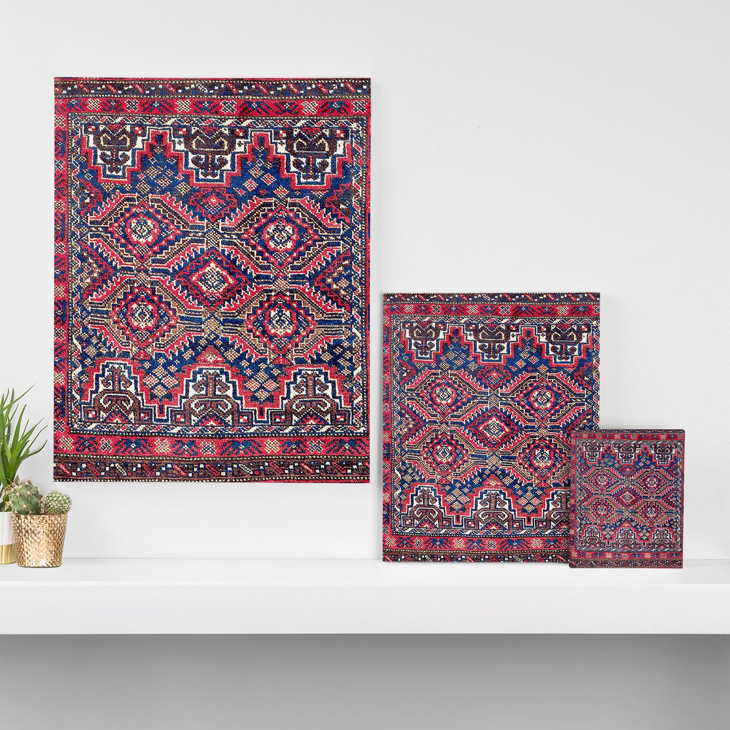 Baluch Khorasan Northeast Persian Bag Face Print Canvas Print Gallery Image 3