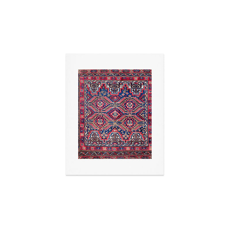 Baluch Khorasan Northeast Persian Bag Face Print Art Print Gallery Image 1