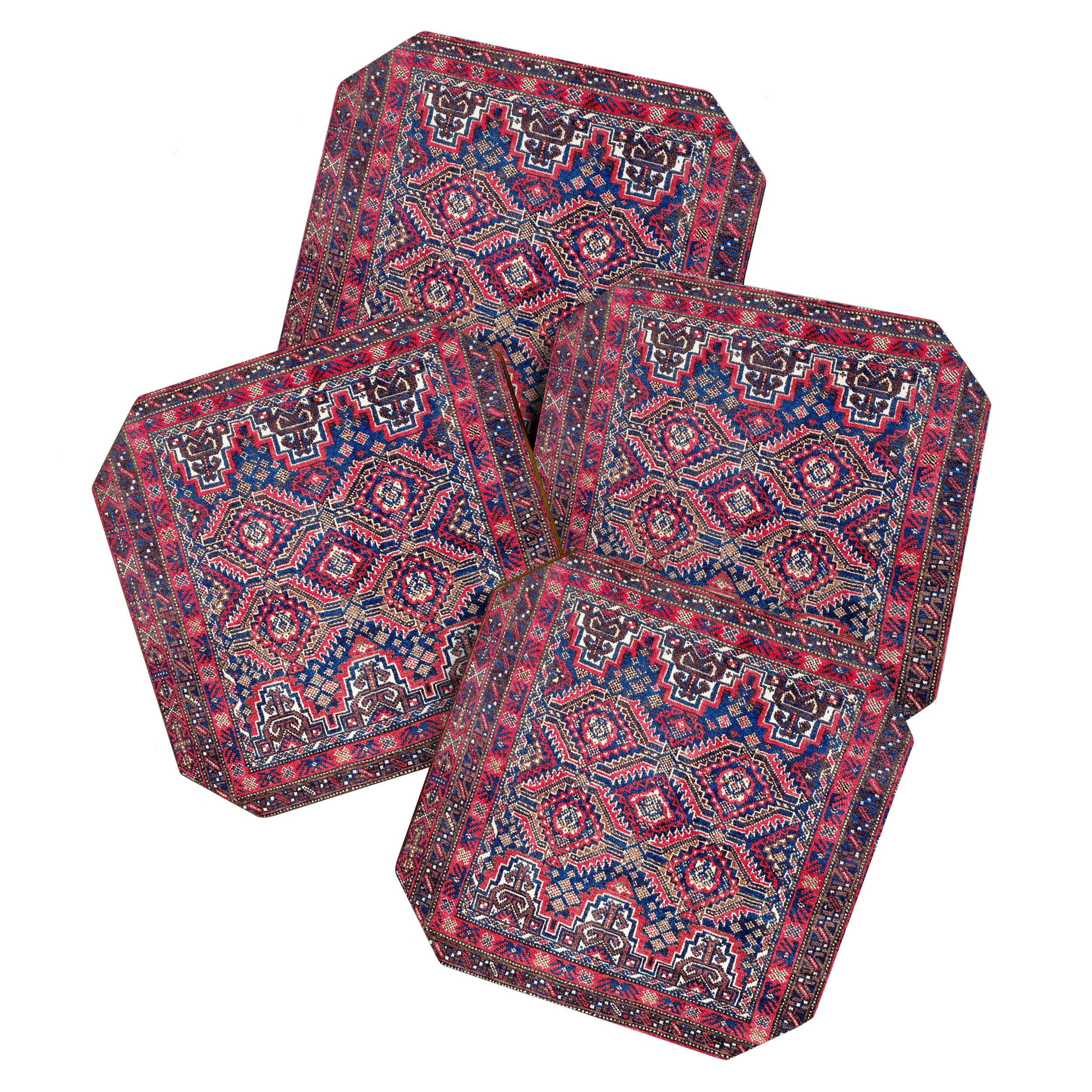 Baluch Khorasan Northeast Persian Bag Face Print Coaster Gallery Image 1