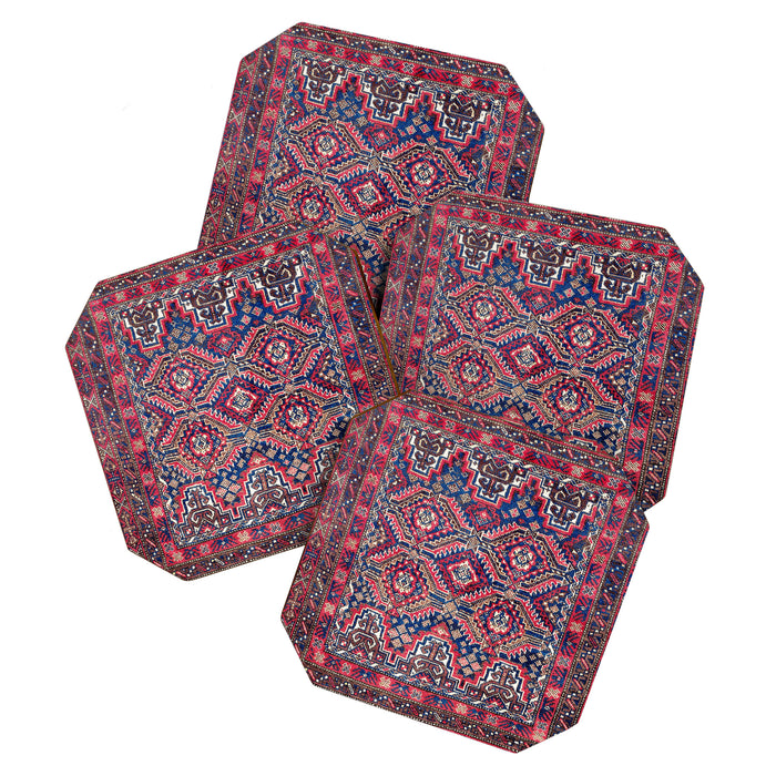 Baluch Khorasan Northeast Persian Bag Face Print Coaster Gallery Image 1
