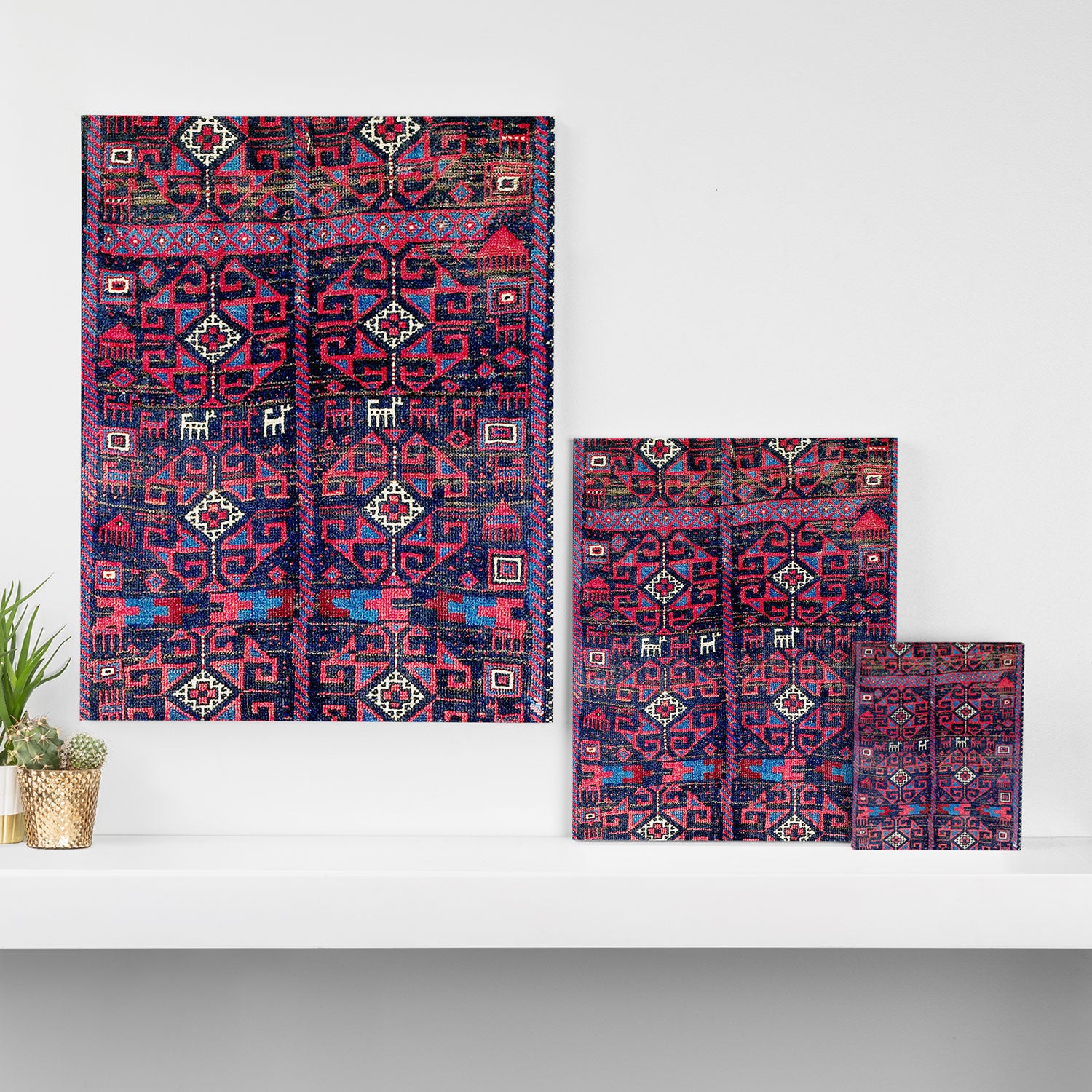 Baluch Khorasan Northeast Persian Rug Print Canvas Print Gallery Image 3