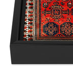 Baluch Khorasan Persian  Antique Rug Print Framed Canvas Print Gallery Image 3