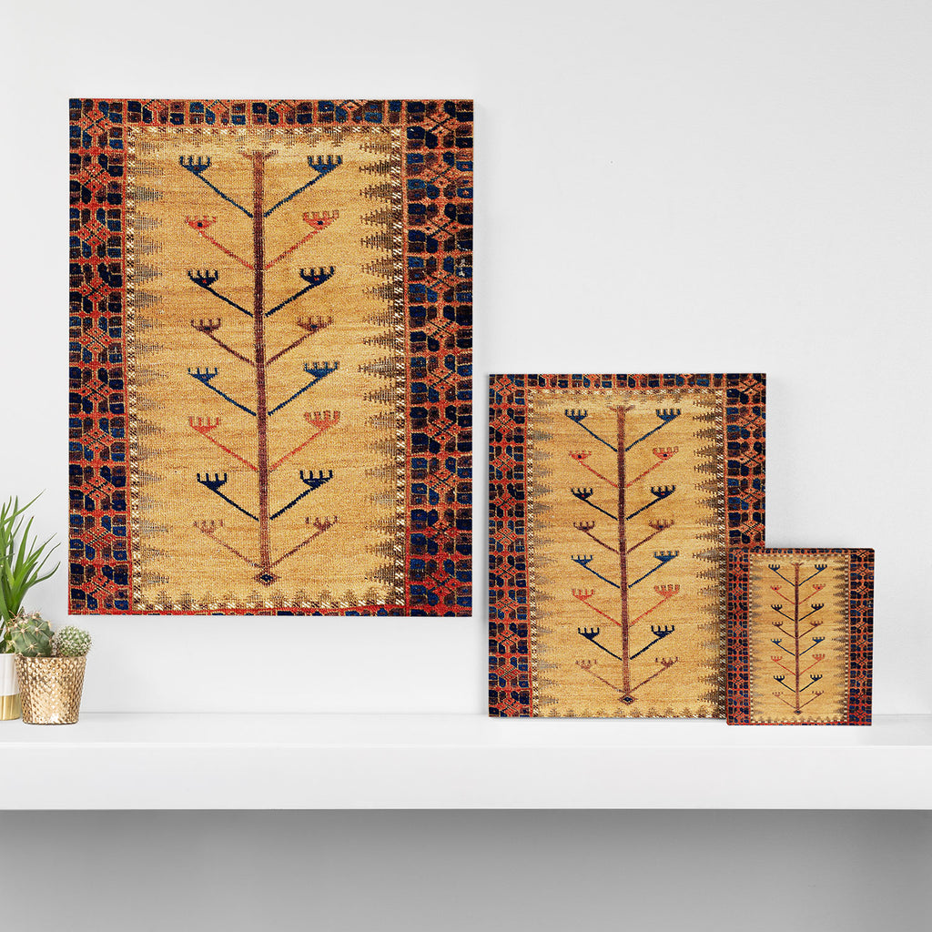 Baluch Sofreh  Khorasan  Antique Tribal Persian Fabric Print Canvas Print Gallery Image 3