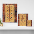 Baluch Sofreh  Khorasan  Antique Tribal Persian Fabric Print Canvas Print Gallery Image 3