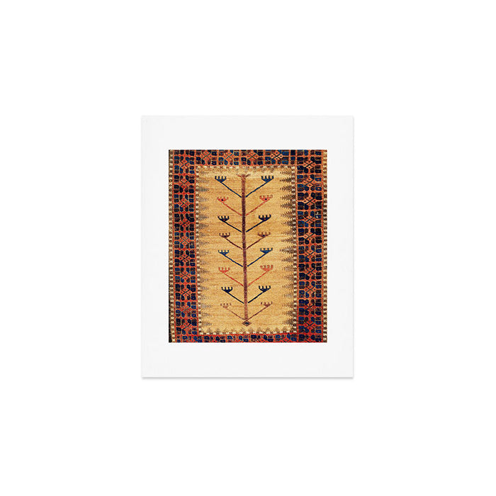 Baluch Sofreh  Khorasan  Antique Tribal Persian Fabric Print Art Print Gallery Image 1