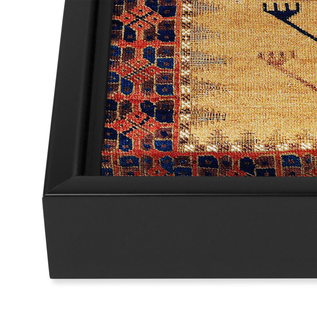 Baluch Sofreh  Khorasan  Antique Tribal Persian Fabric Print Framed Canvas Print Gallery Image 3