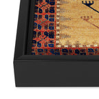 Baluch Sofreh  Khorasan  Antique Tribal Persian Fabric Print Framed Canvas Print Gallery Image 3