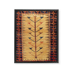 Baluch Sofreh  Khorasan  Antique Tribal Persian Fabric Print Framed Canvas Print Gallery Image 3