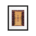 Baluch Sofreh Khorasan Northeast Persian Food Cover Print Framed Art Print Gallery Image 5