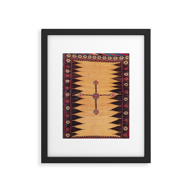 Baluch Sofreh Khorasan Northeast Persian Food Cover Print Framed Art Print Gallery Image 5