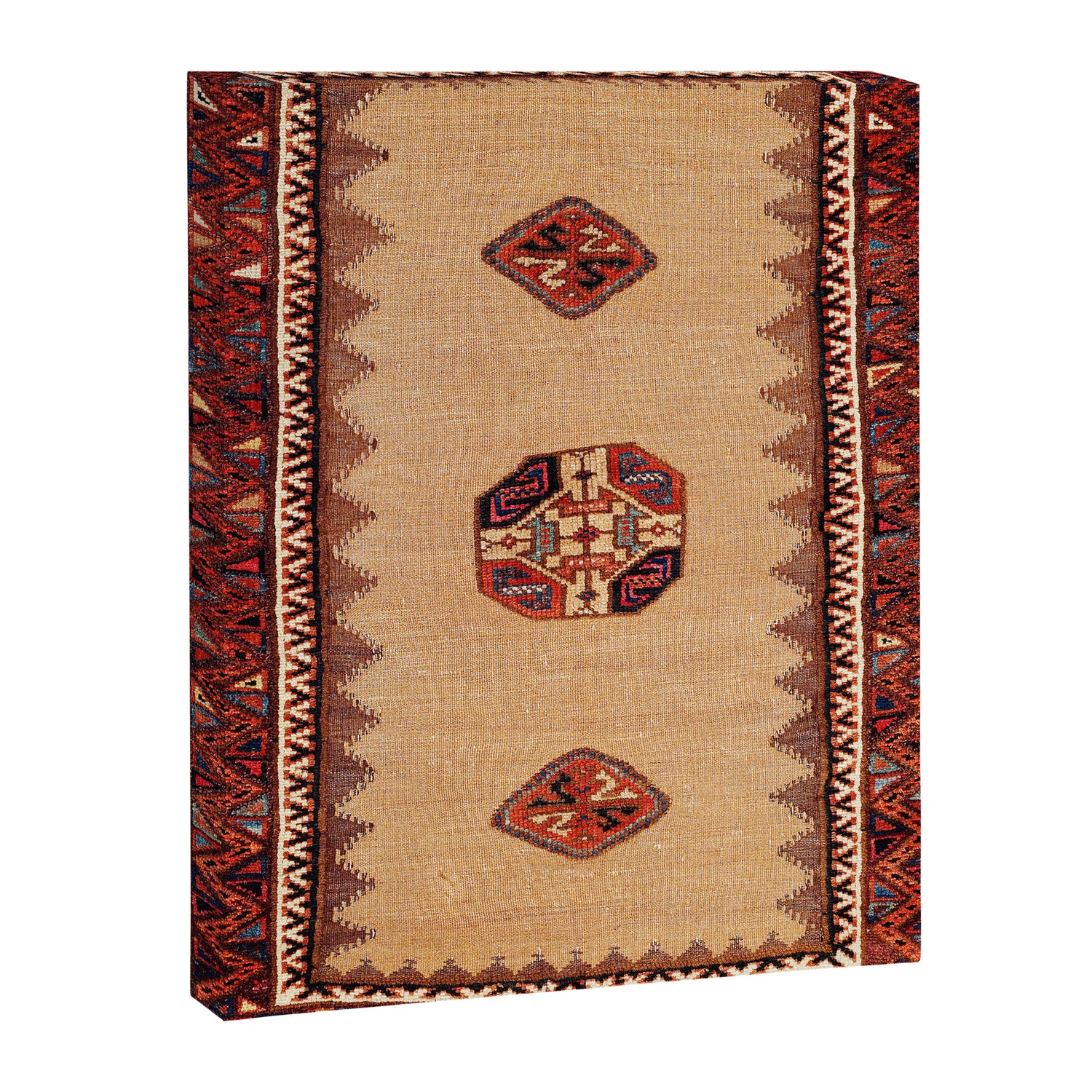 Baluch Sofreh Khorasan Northeast Persian Rug Print Canvas Print Gallery Image 3