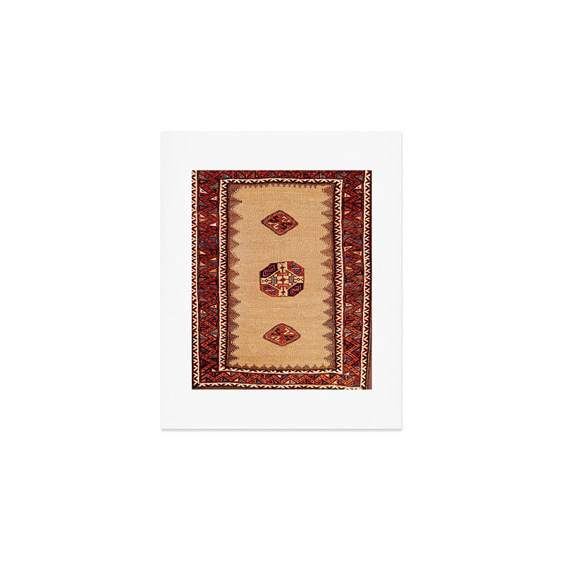 Baluch Sofreh Khorasan Northeast Persian Rug Print Art Print Gallery Image 1
