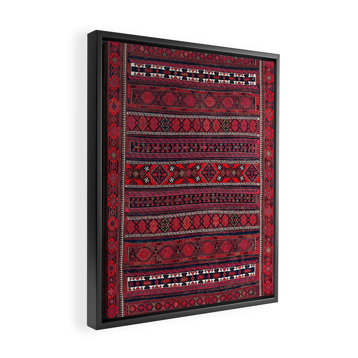 Baluch Southwest Afghanistan Flatweave Print Framed Canvas Print Gallery Image 2