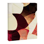Baroque Burgundy Copper Ivory Maximum Abstract Art Canvas Print Gallery Image 3