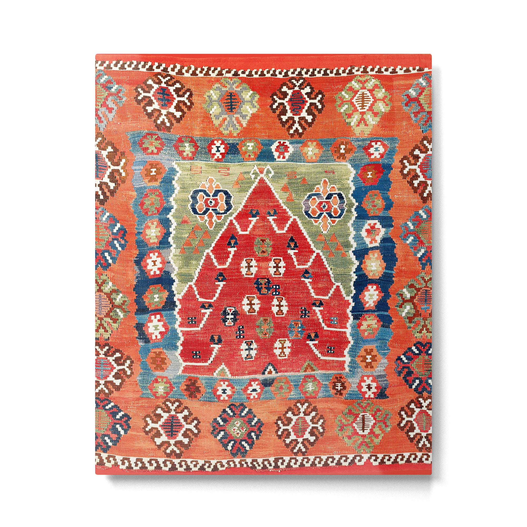 Bayburt Northeast Anatolian Niche Kilim Print Metal Print Gallery Image 6