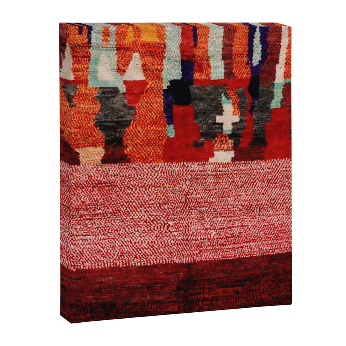 Beautiful Antique Moroccan Rug Print Canvas Print Gallery Image 1