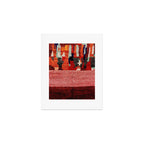 Beautiful Antique Moroccan Rug Print Art Print Gallery Image 1