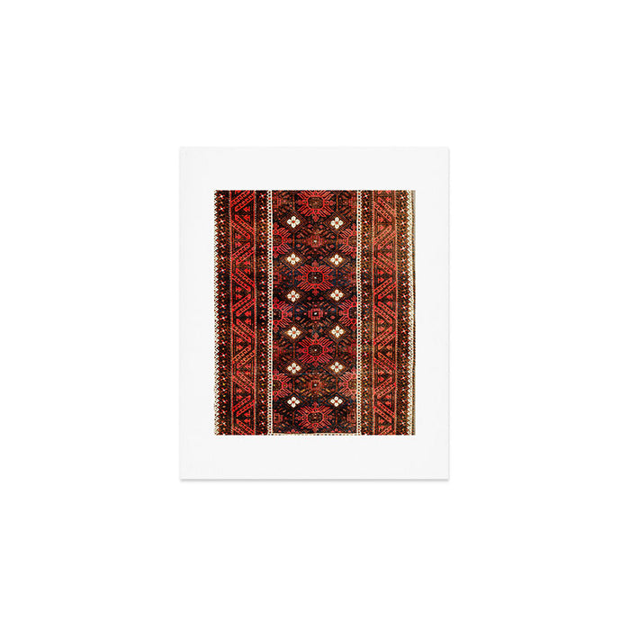 Belouch  Antique Khorasan Northeast Persian Rug Print Art Print Gallery Image 1