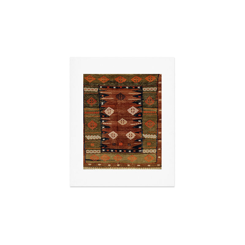 Belouch  Antique Khorassan Northeast Persian Rug Art Print Gallery Image 1
