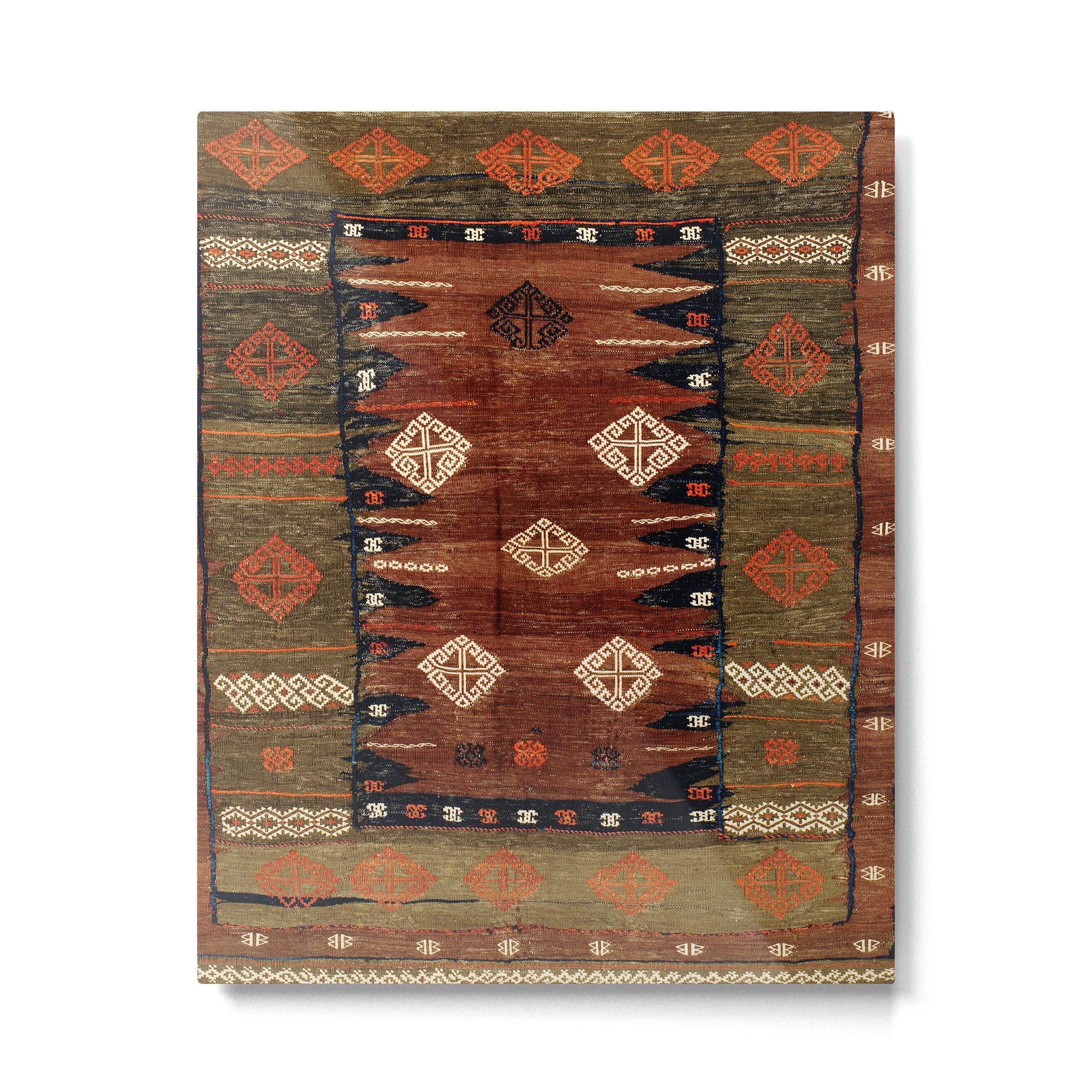 Belouch  Antique Khorassan Northeast Persian Rug Metal Print Gallery Image 6