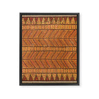 Belouch Antique Khorassan Persian Wedding Tablecloth Print Framed Canvas Print Gallery Image 3