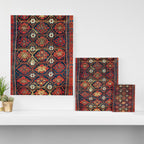 Belouch Khorassan Northeast Persian Rug Print Canvas Print Gallery Image 3