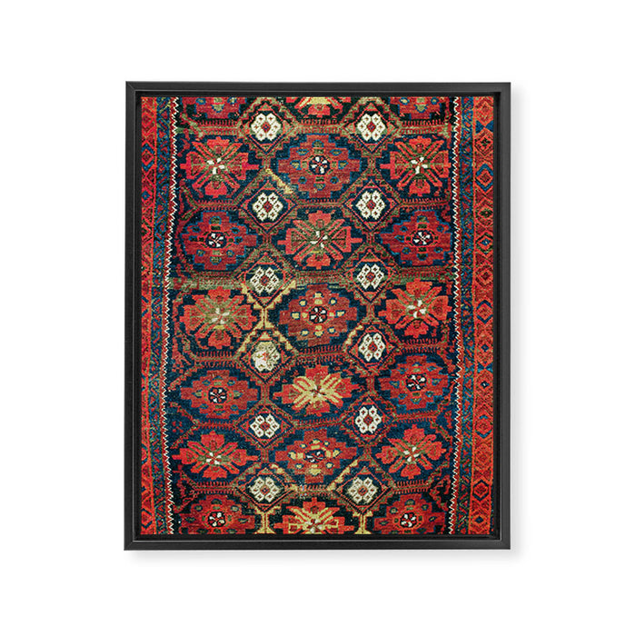 Belouch Khorassan Northeast Persian Rug Print Framed Canvas Print Gallery Image 1