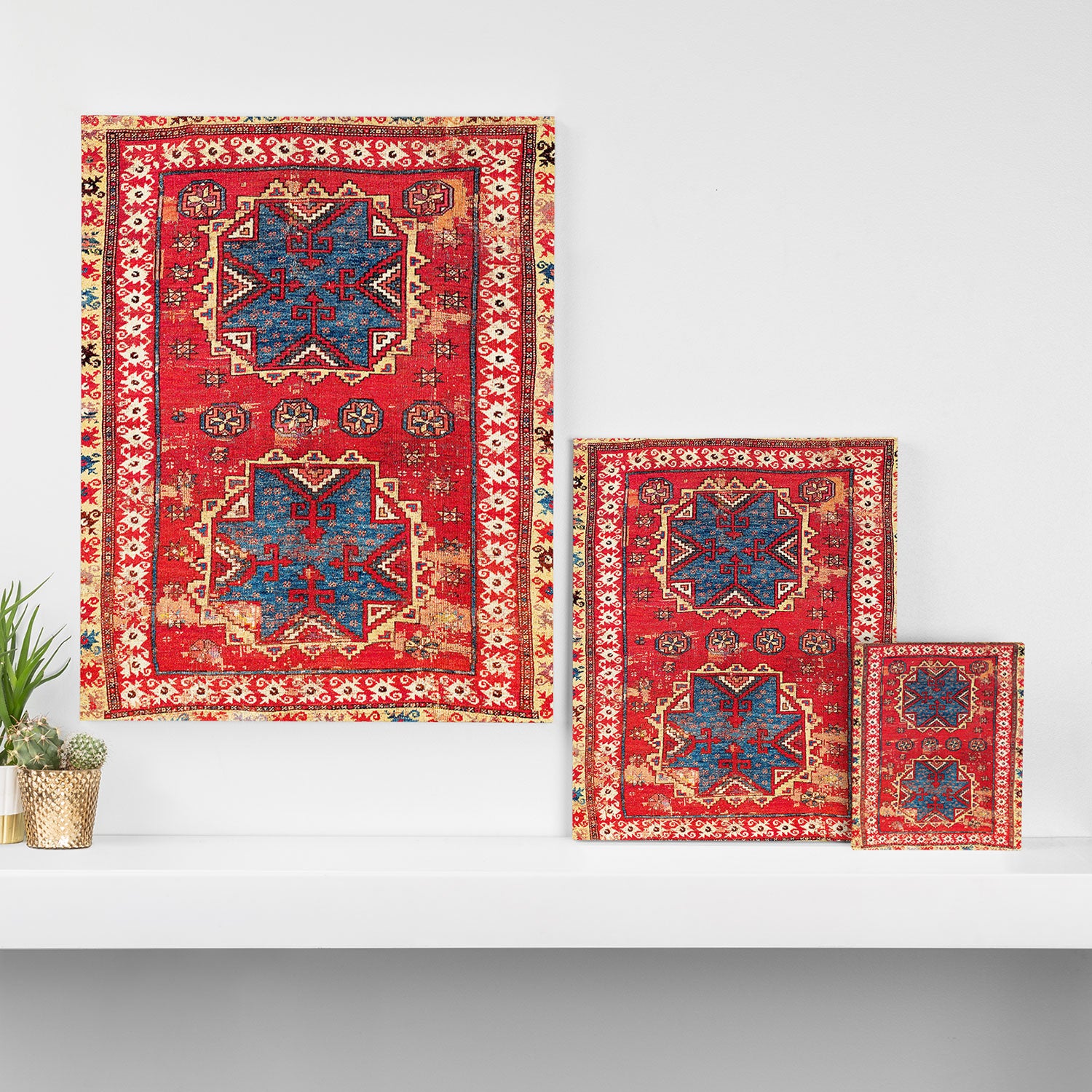 Bergama Northwest Anatolian Rug Canvas Print Gallery Image 3