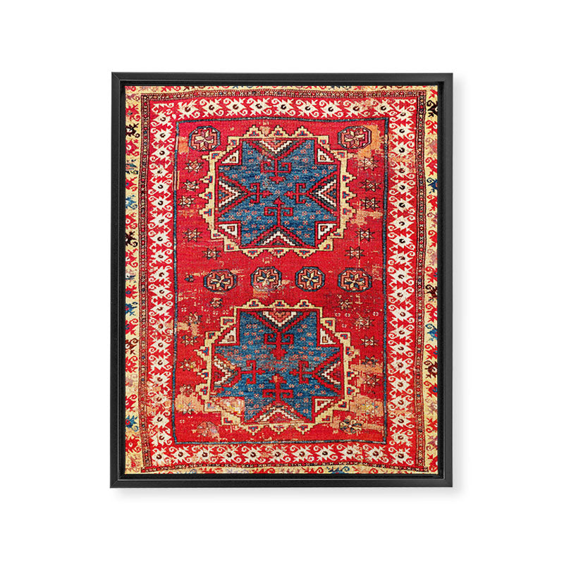 Bergama Northwest Anatolian Rug Framed Canvas Print Gallery Image 3