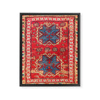 Bergama Northwest Anatolian Rug Framed Canvas Print Gallery Image 3