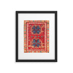 Bergama Northwest Anatolian Rug Framed Art Print Gallery Image 5