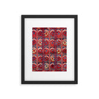 Beshir Central Asia Amu Darya Rug Framed Art Print Gallery Image 6