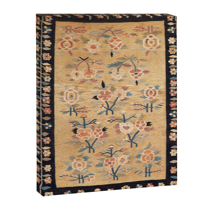 Bessarabian Floral European Kilim Print Canvas Print Gallery Image 1