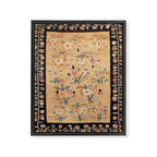 Bessarabian Floral European Kilim Print Framed Canvas Print Gallery Image 3