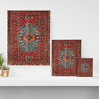 Bidjar Antique Kurdish Northwest Persian Rug Print Canvas Print Gallery Image 3