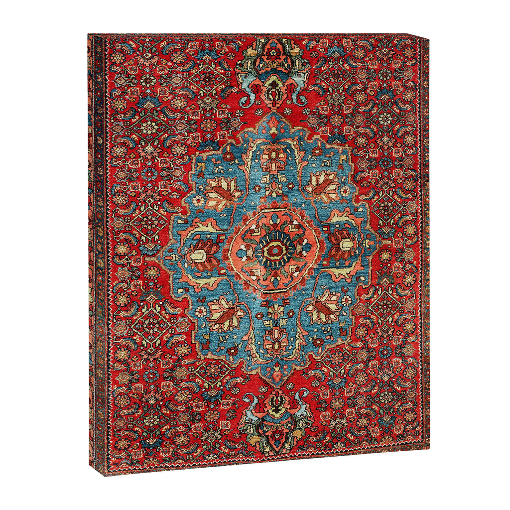 Bidjar Antique Kurdish Northwest Persian Rug Print Canvas Print Gallery Image 3