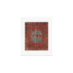Bidjar Antique Kurdish Northwest Persian Rug Print Art Print Gallery Image 1