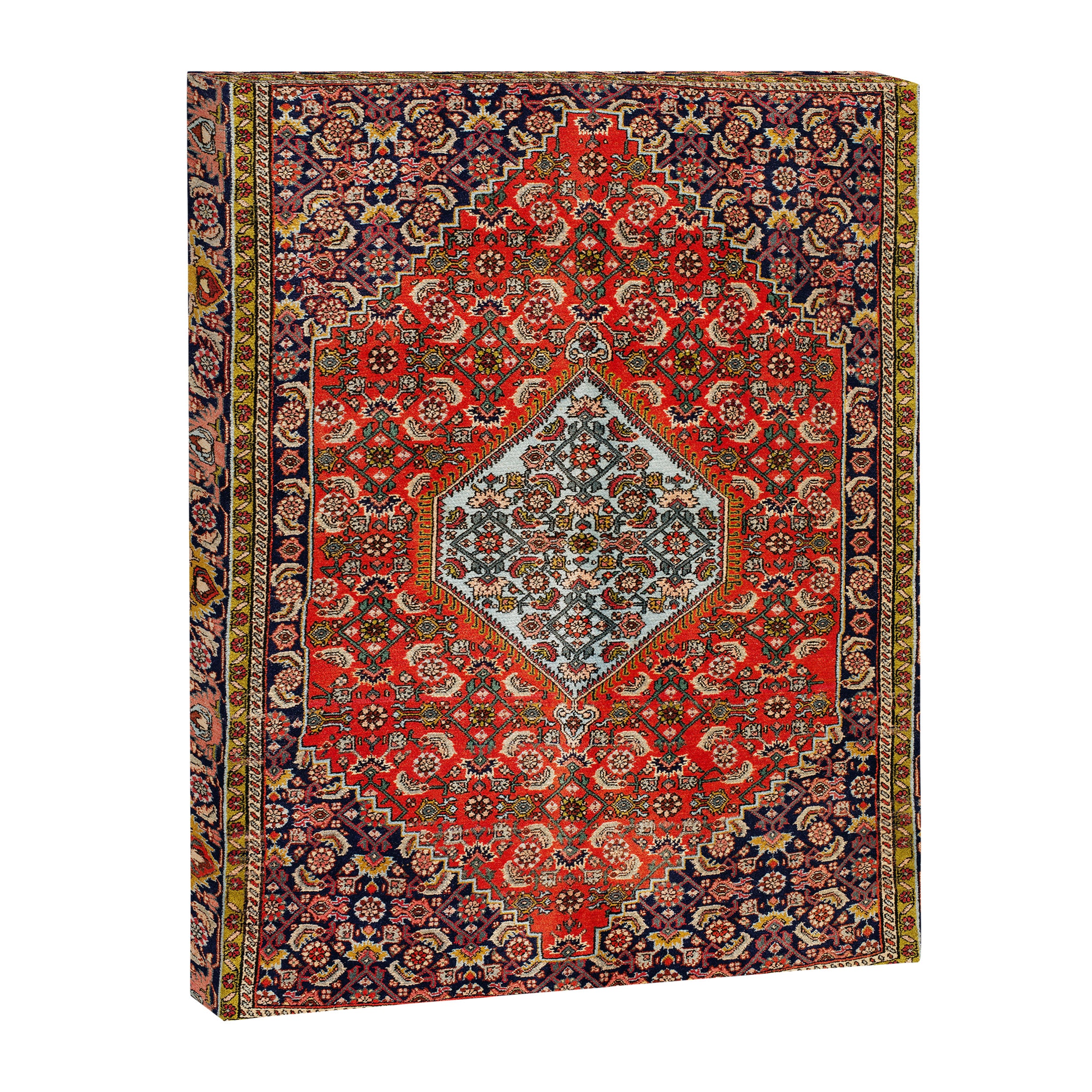 Bidjar Persian Rug Print Canvas Print Gallery Image 3
